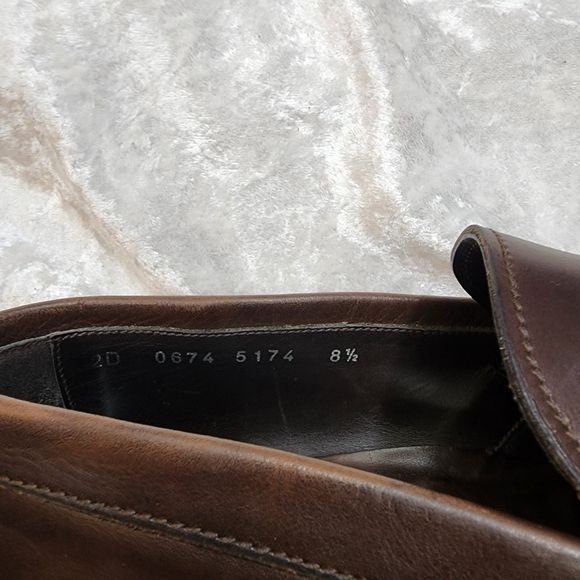 PRADA Leather Loafers Men's Prada Size 8.5 US 9.5 Made in Italy ๐ฎ๐น - Picture 8 of 8